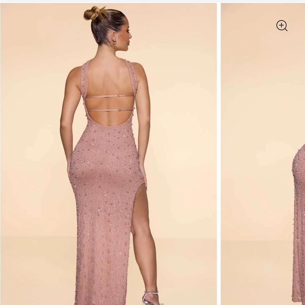Oh Polly embroidery maxi dress